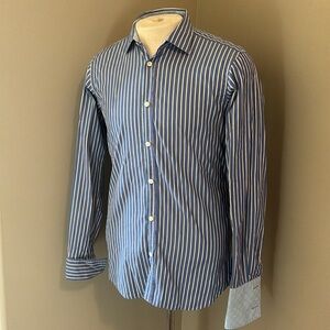 Ted Baker Long Sleeve Button Up Dress Shirt Cuff Detail